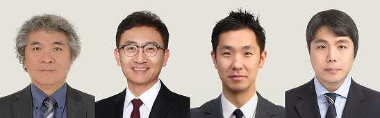 (왼쪽부터)이창준 소장, 김원영 교수, 정인경 교수, 오탁규 교수